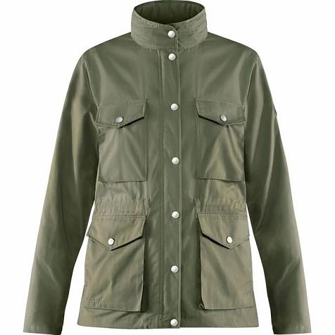 Fjallraven Women Räven Wind Jacket Green PH261061 Philippines